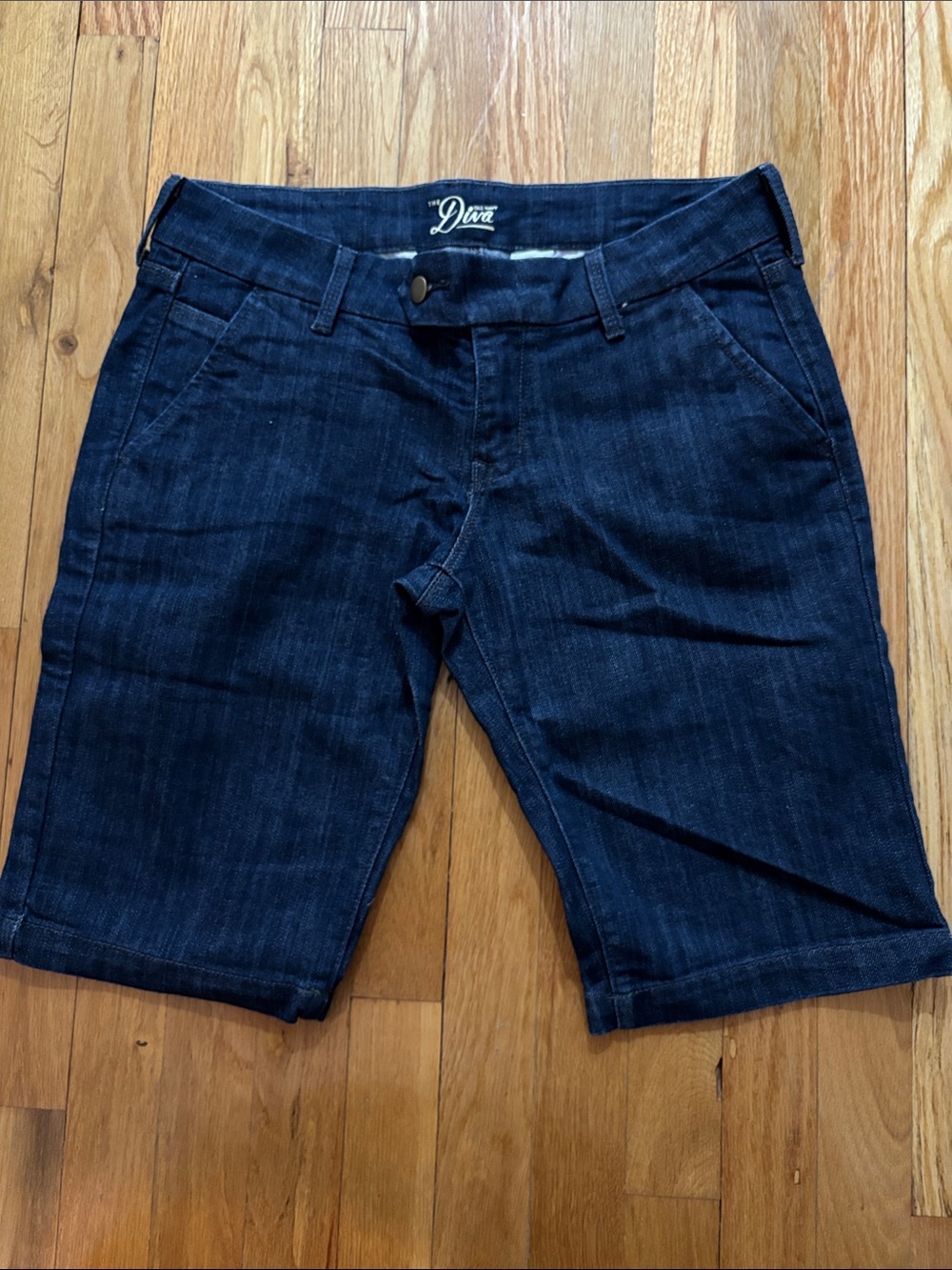 Old Navy Dark Blue Denim Bermuda Shorts